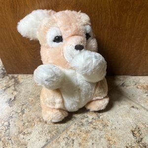 Vintage 90s Adorable Plush Bunny Toy by Deluxe Playthings